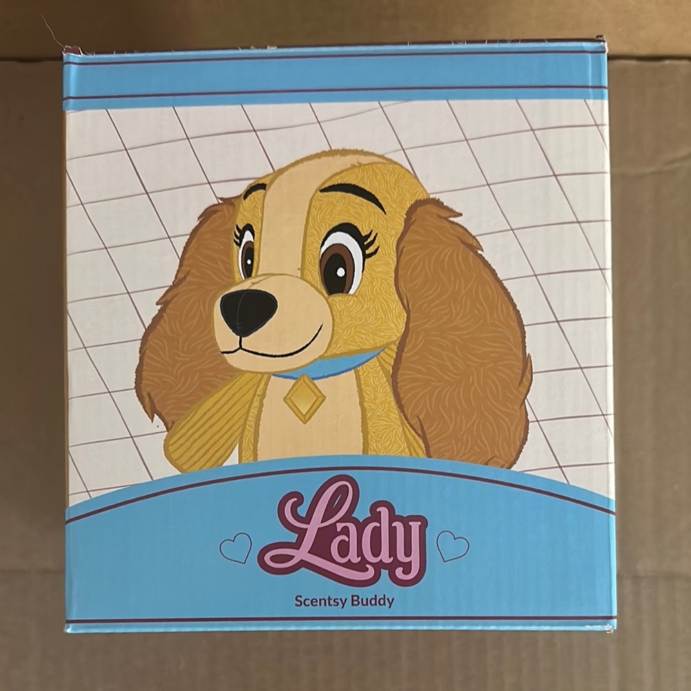 Scentsy Buddy Lady - Brown and Blue